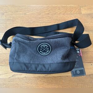 NEW Callaway Golf Clubhouse Mini Glaciere Black Gray Cooler Seam Sealed 9”x6”x6”